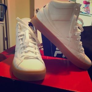 White fila sneakers